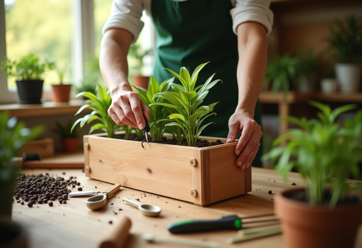 jardinière bois